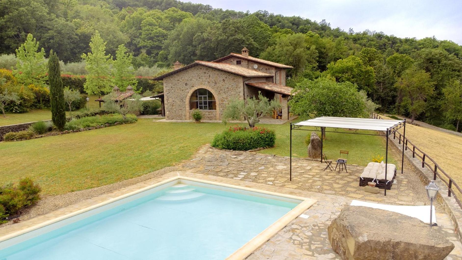 Villa Elisa - Private Pool & Airco Near Reschio Castle Lugnano Екстер'єр фото