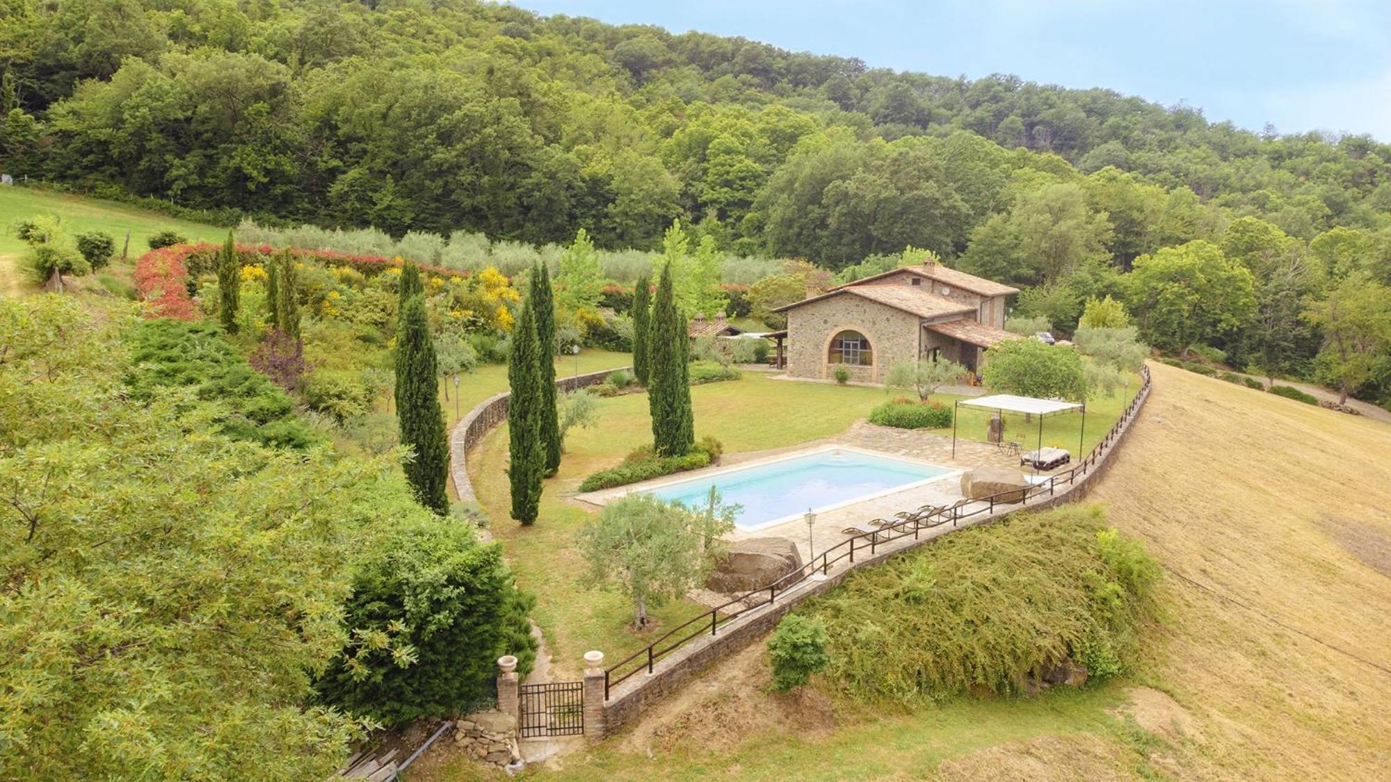 Villa Elisa - Private Pool & Airco Near Reschio Castle Lugnano Екстер'єр фото